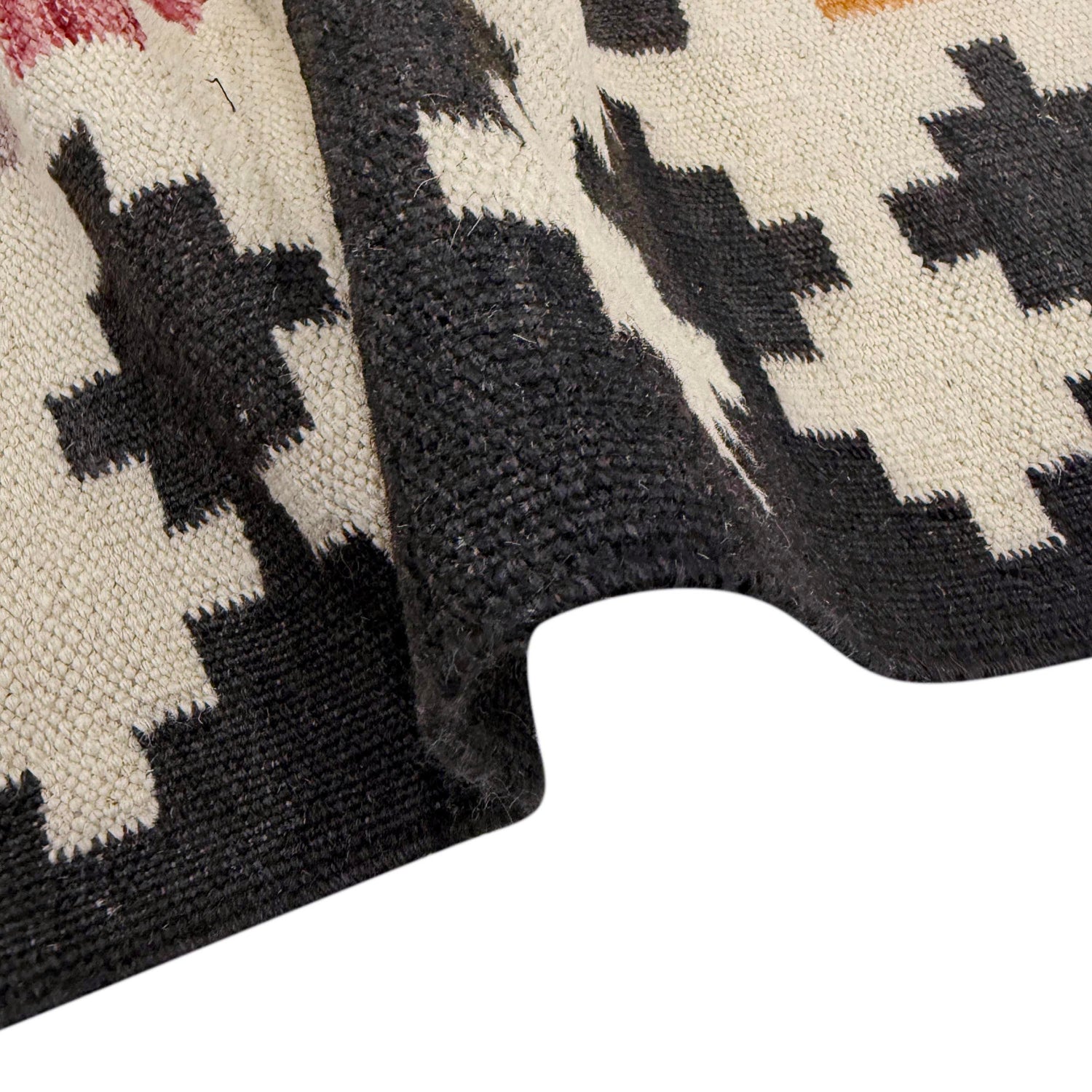 Handmade Multi Kilim Geometric 5x8 ft