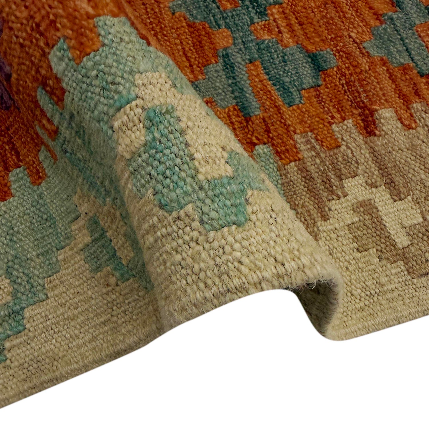Handmade Multi Kilim Geometric 5x8 ft