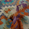 Handmade Multi Kilim Geometric 5x8 ft