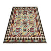 Handmade Multi Kilim Geometric 6x9 ft
