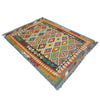 Handmade Multi Kilim Geometric 5x8 ft