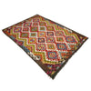Handmade Multi Kilim Geometric 4x7 ft