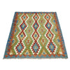 Handmade Multi Kilim Geometric 4x7 ft
