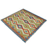 Handmade Multi Kilim Geometric 4x7 ft