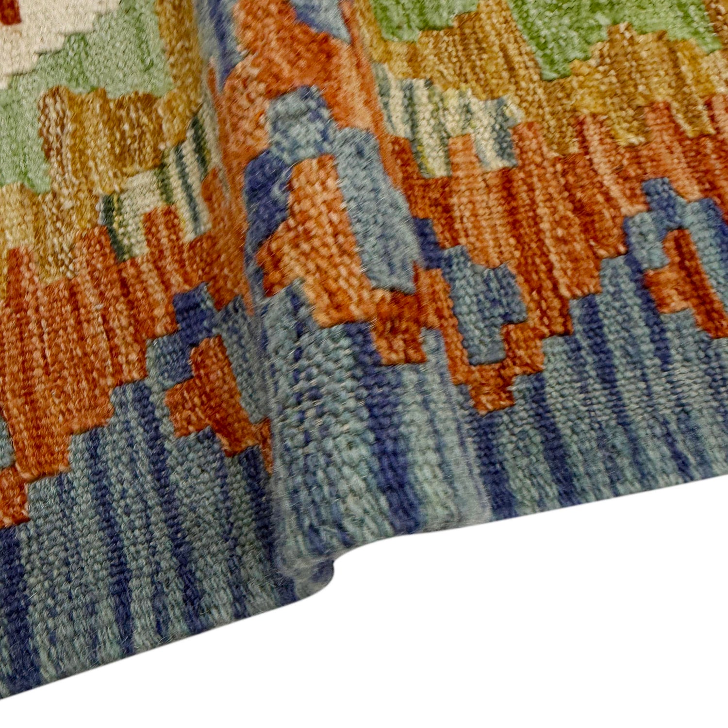 Handmade Multi Kilim Geometric 4x7 ft