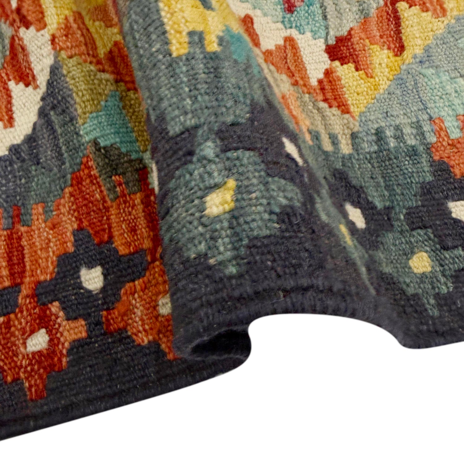 Handmade Multi Kilim Geometric 5x8 ft