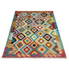 Handmade Multi Kilim Geometric 4x7 ft