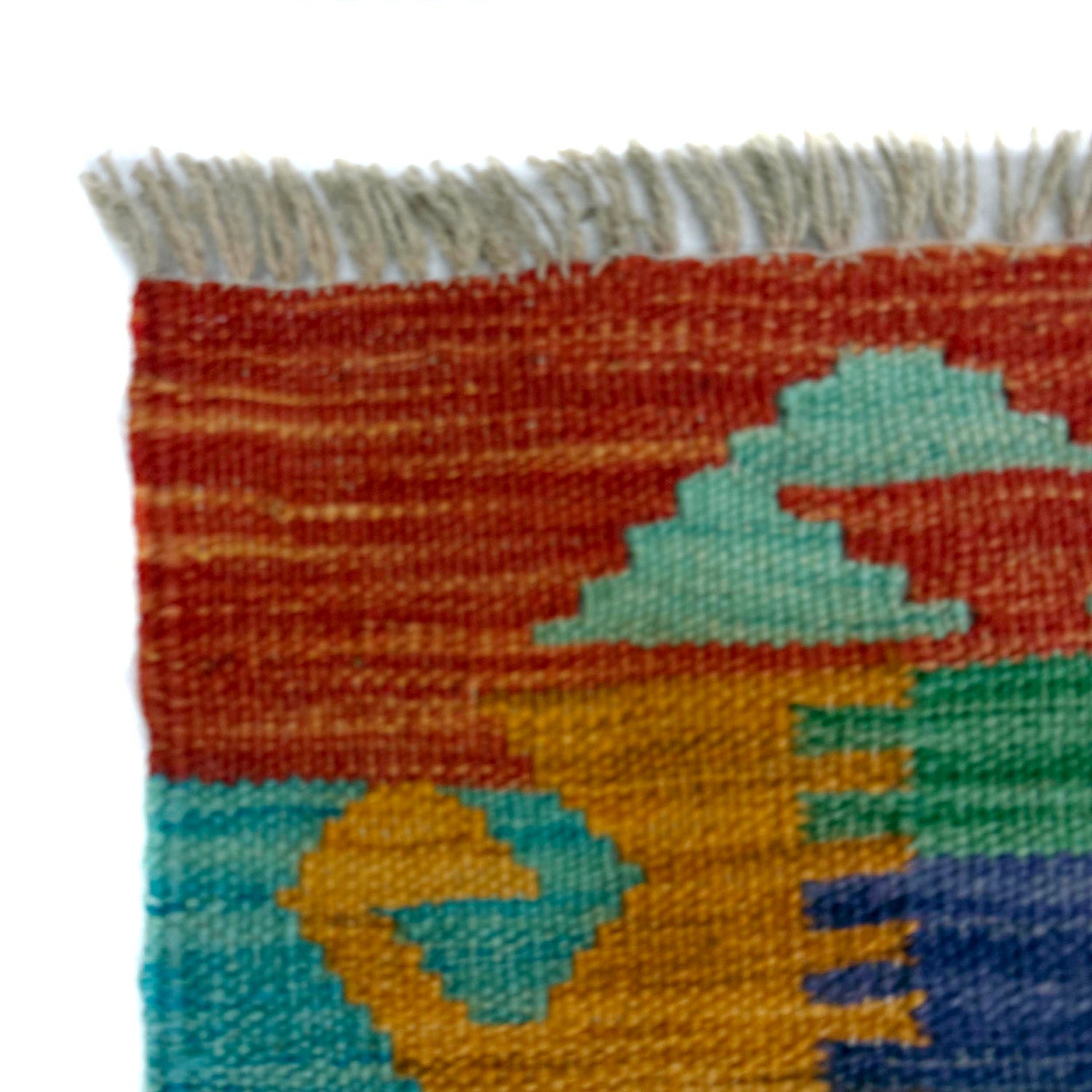 Handmade Multi Kilim Geometric 4x7 ft