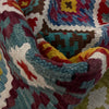 Handmade Multi Kilim Geometric 4x7 ft