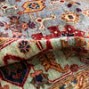Hand-Knotted Gray Floral Sultani Area Rug – 6' 8" x 9' 9" ft (204 x 298 cm) | SKU: R39635