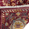 Hand-Knotted Red Floral Sultani Area Rug – 5' 8" x 7' 9" ft (172 x 237 cm) | SKU: R39636
