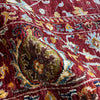 Hand-Knotted Red Floral Sultani Area Rug – 5' 8" x 7' 9" ft (172 x 237 cm) | SKU: R39636