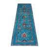 Hand-Knotted Blue Floral Sultani Runner – 2' 9" x 9' 4" ft (84 x 284 cm) | SKU: R39637