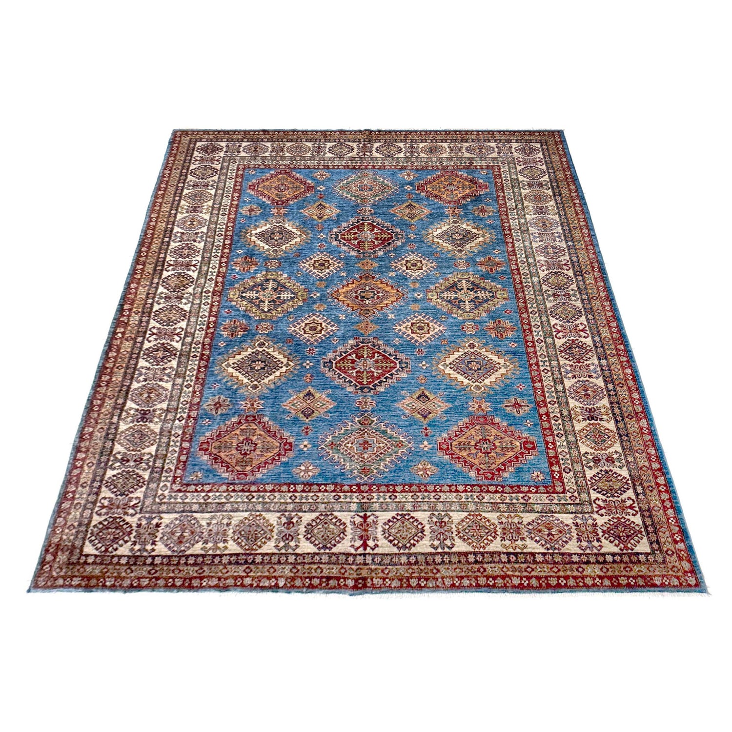 Premium Hand Knotted Kazak Rug – 8' 3" x 10' 1" ft (252 x 307 cm) | SKU: R39639