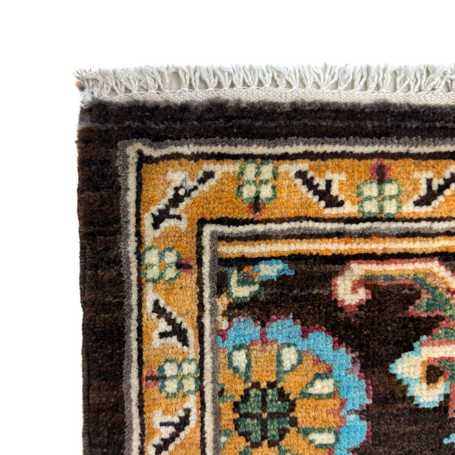 Hand-Knotted Multi Medallion Heriz Area Rug  – 6' 10" x 9' 7" ft (208 x 291 cm) | SKU: R39640