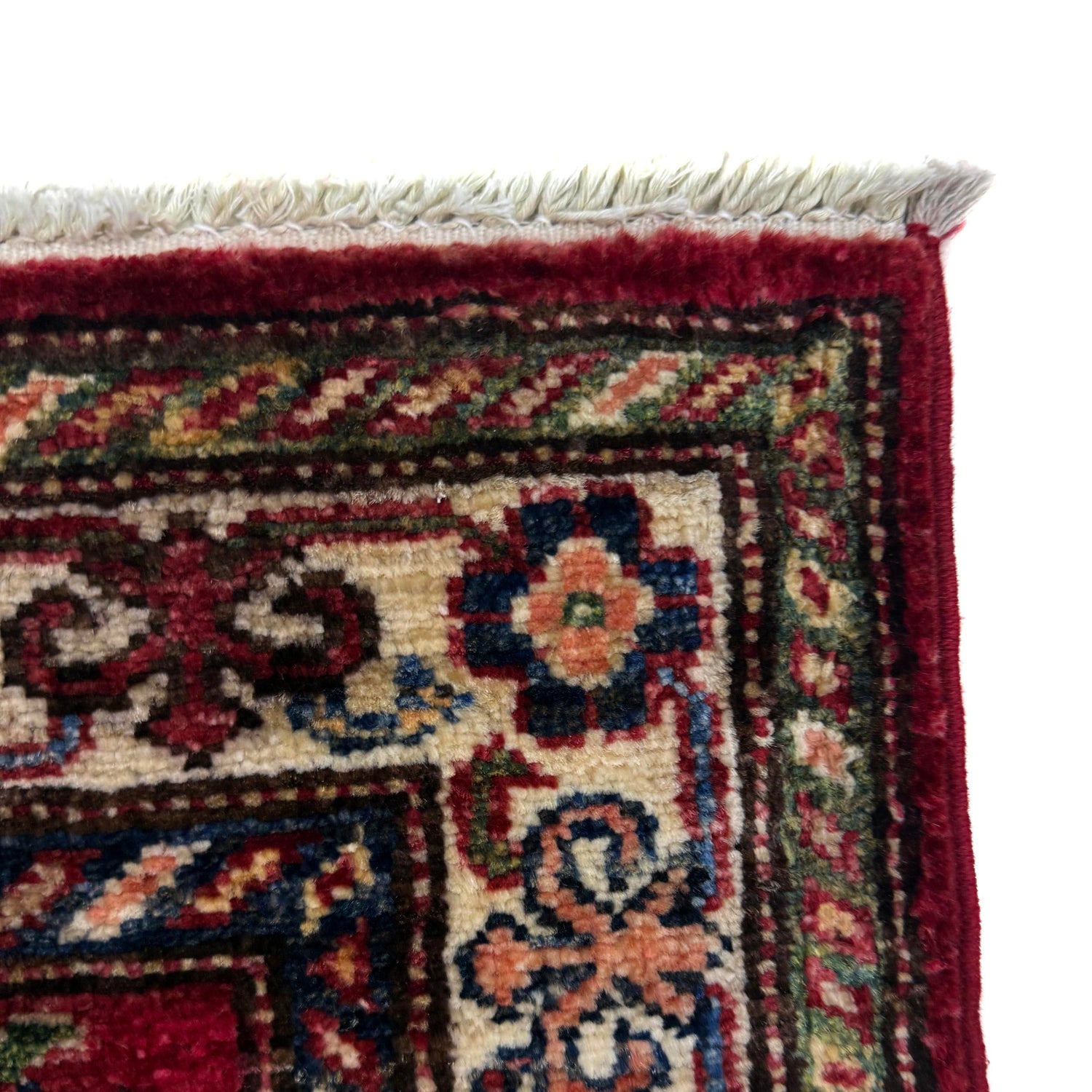 Hand-Knotted Red Medallion Kazak Area Rug Runner – 2' 0" x 6' 1" ft (61 x 185 cm) | SKU: R39643