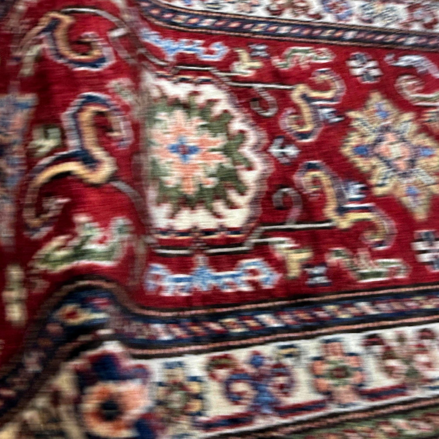 Hand-Knotted Red Medallion Kazak Area Rug Runner – 2' 0" x 6' 1" ft (61 x 185 cm) | SKU: R39643