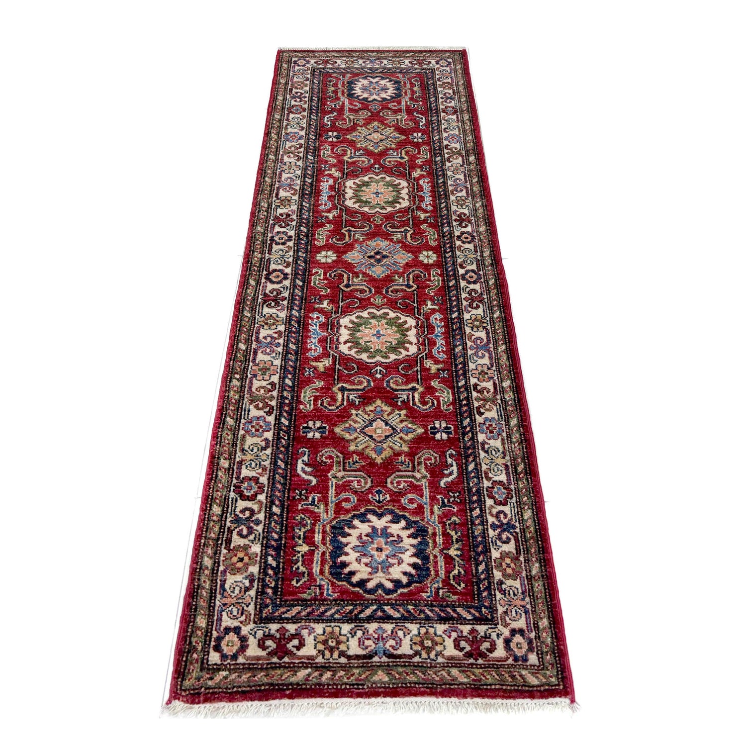 Fine Kazak Oriental Runner Rug – 2' 0" x 6' 1" ft (60 x 185 cm) | SKU: R39644