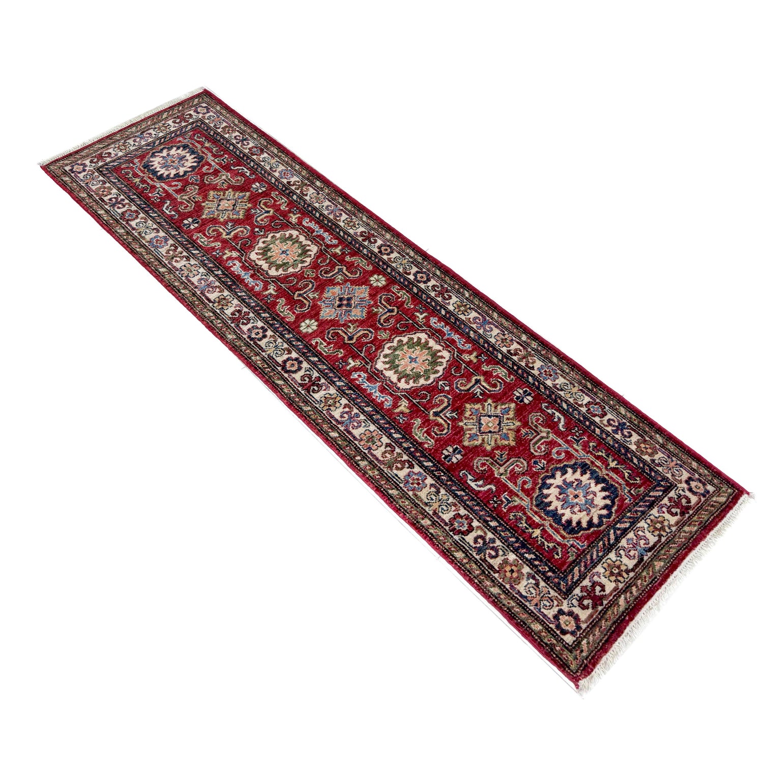 Fine Kazak Oriental Runner Rug – 2' 0" x 6' 1" ft (60 x 185 cm) | SKU: R39644