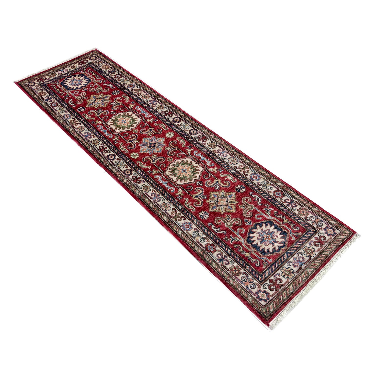 Fine Kazak Oriental Runner Rug – 2' 0" x 6' 1" ft (60 x 185 cm) | SKU: R39644