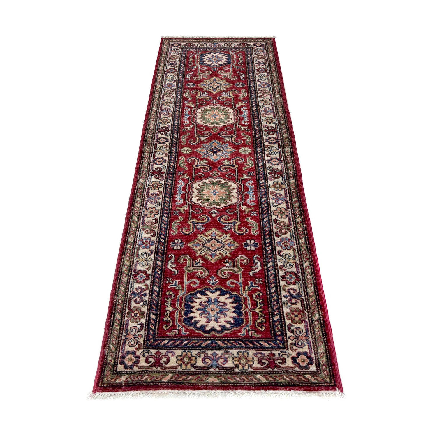 High-Quality Kazak Area Runner Rug – 2' 0" x 6' 0" ft (60 x 183 cm) | SKU: R39645
