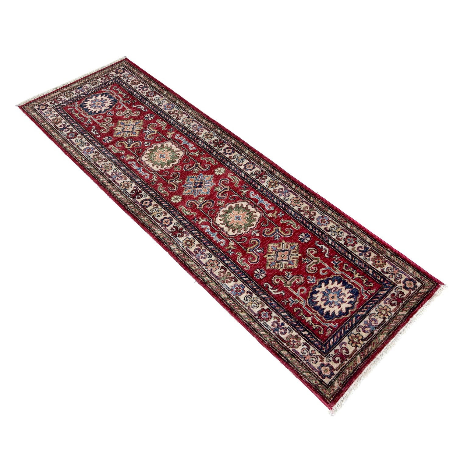 High-Quality Kazak Area Runner Rug – 2' 0" x 6' 0" ft (60 x 183 cm) | SKU: R39645