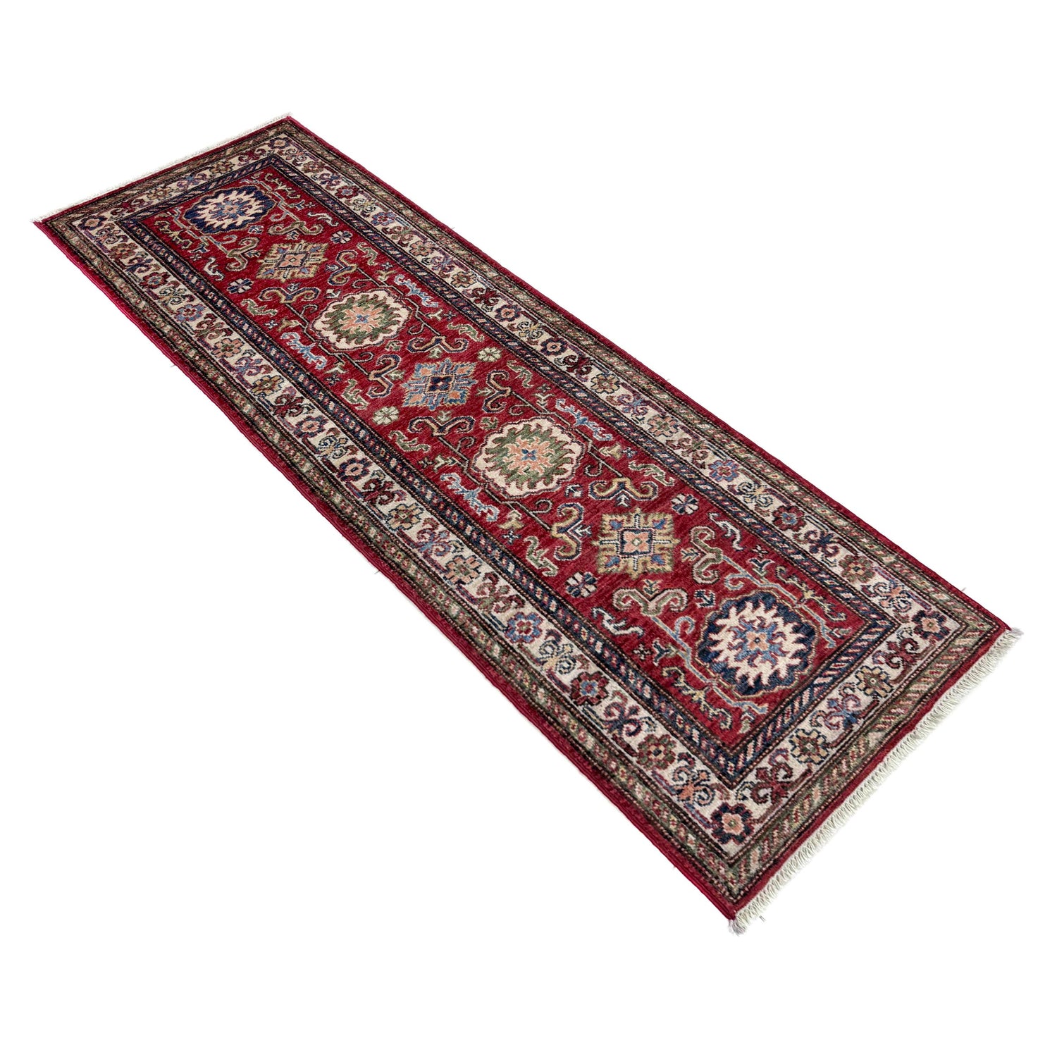 High-Quality Kazak Area Runner Rug – 2' 0" x 6' 0" ft (60 x 183 cm) | SKU: R39645