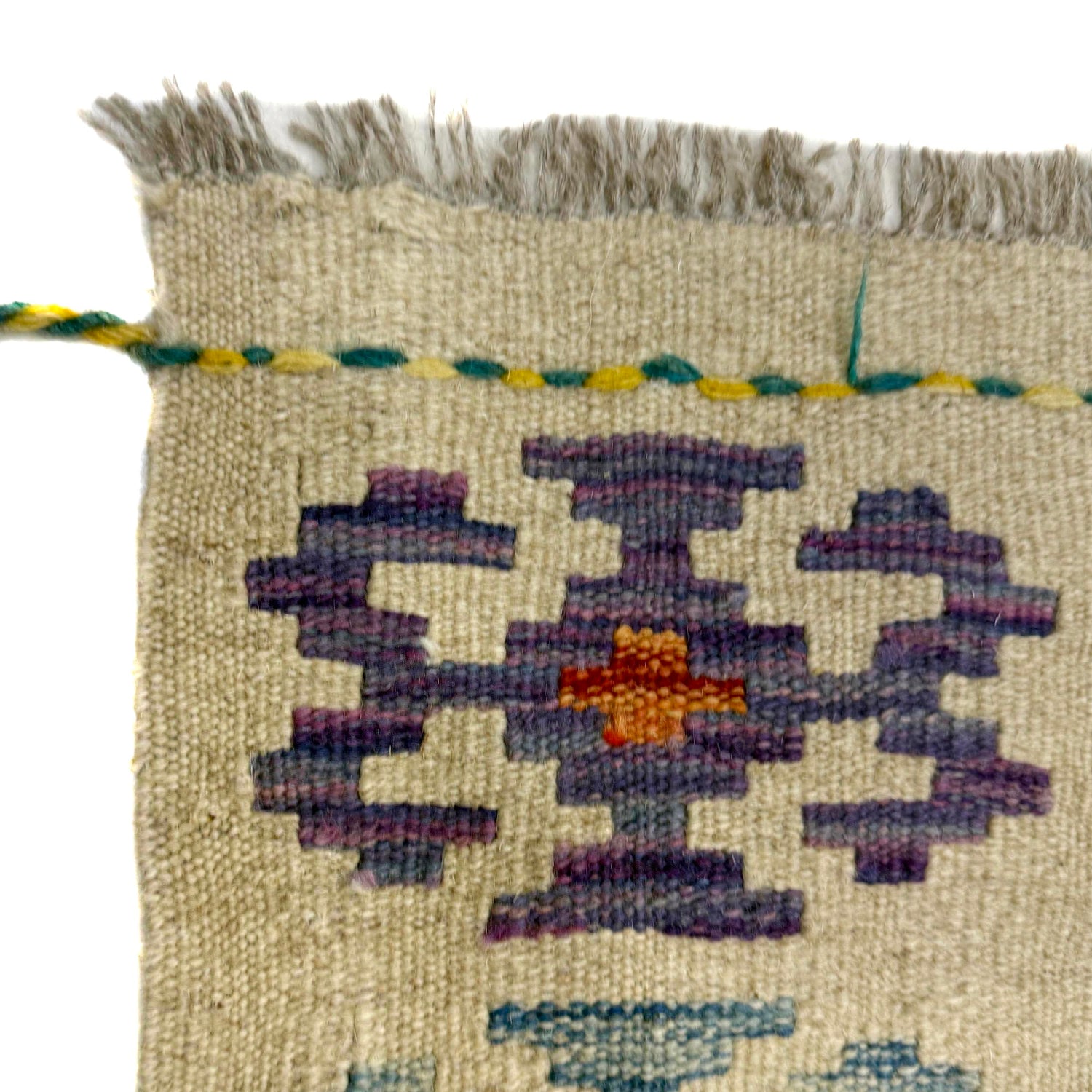 Hand Knotted Afghan Style Kilim – 5' 11" x 7' 8" ft (181 x 233 cm) | SKU: R39657