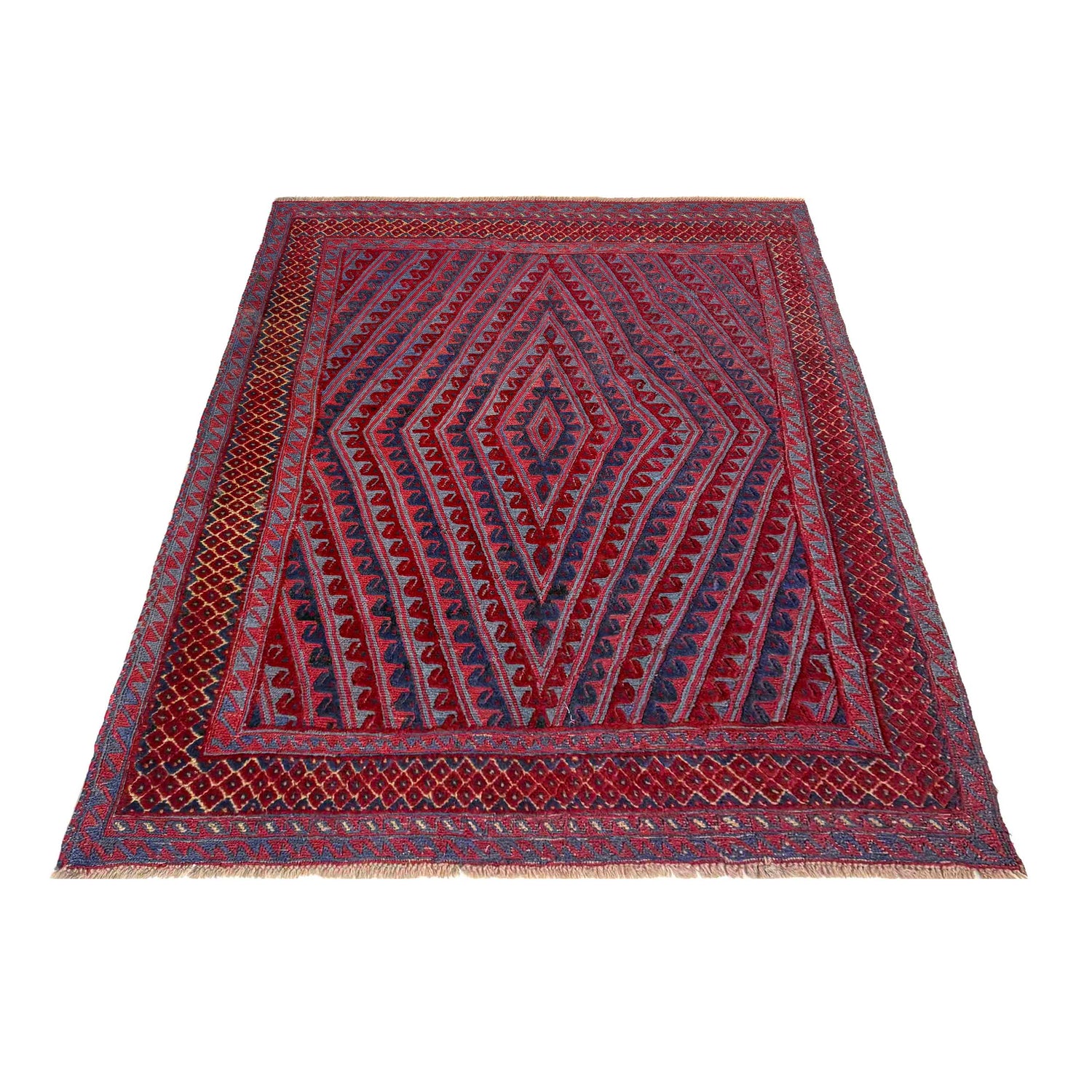 Handmade Mushwani Carpet – 4' 11" x 5' 9" ft (149 x 176 cm) | SKU: R39737