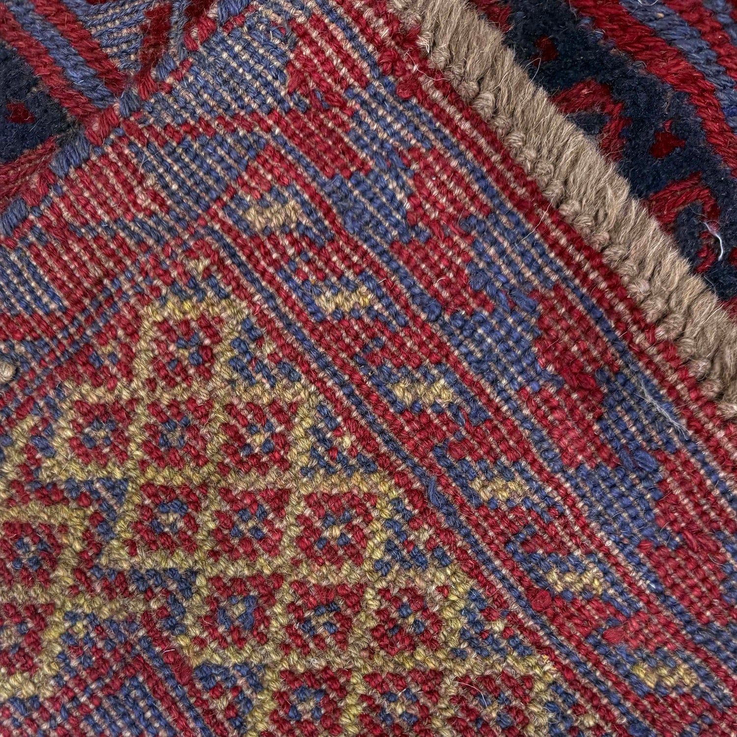 Handmade Mushwani Carpet – 4' 11" x 5' 9" ft (149 x 176 cm) | SKU: R39737