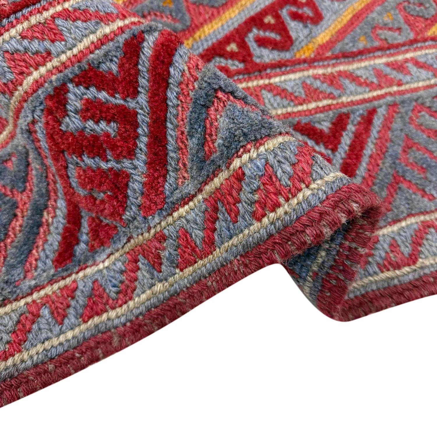 Handmade Mushwani Carpet – 4' 11" x 5' 10" ft (150 x 177 cm) | SKU: R39738