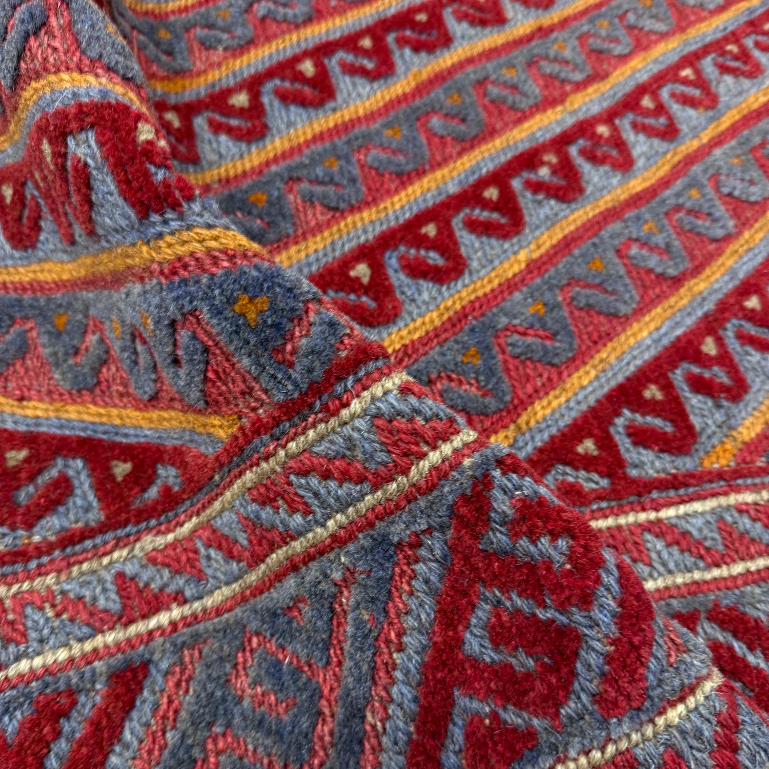 Handmade Mushwani Carpet – 4' 11" x 5' 10" ft (150 x 177 cm) | SKU: R39738