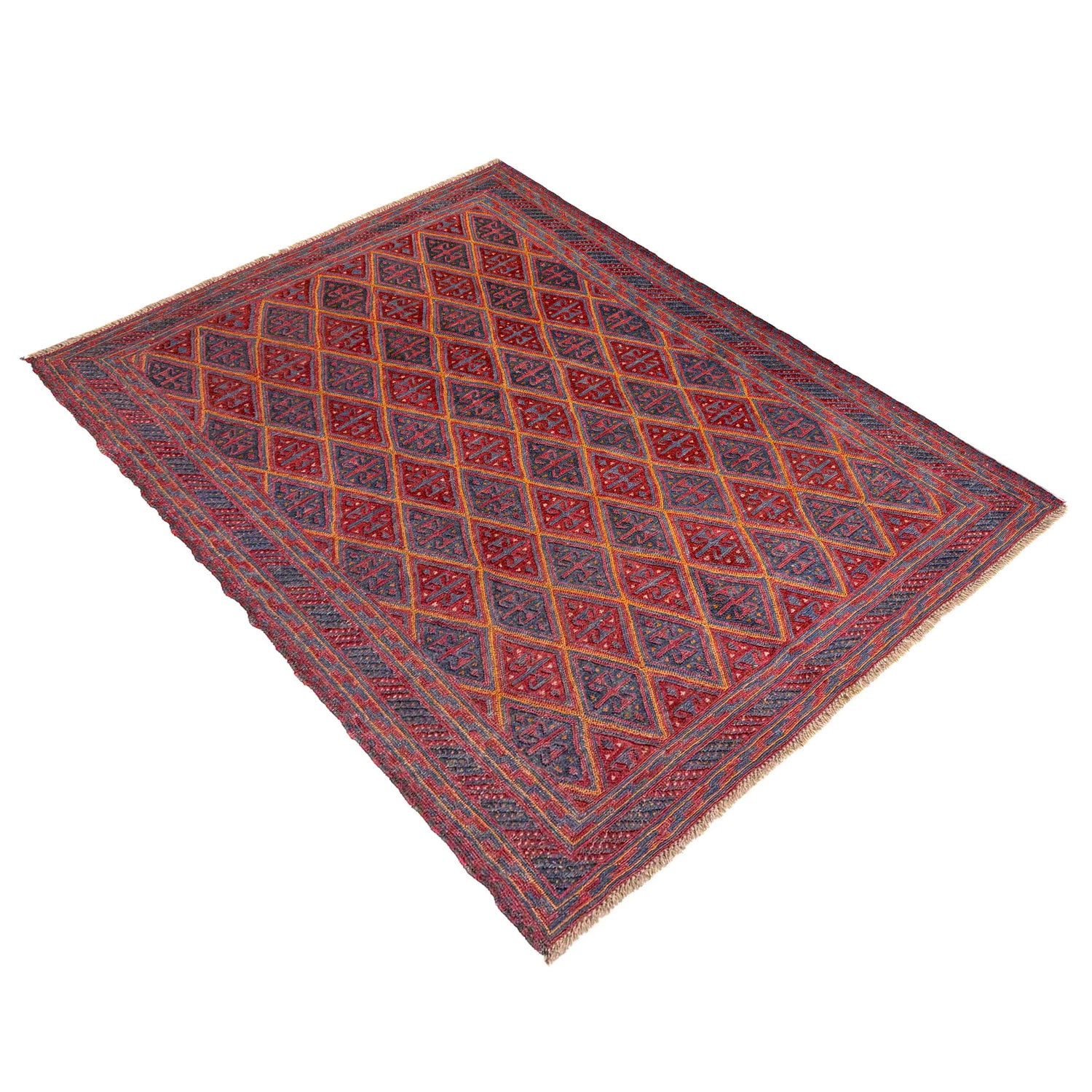 Handmade Mushwani Carpet – 4' 10" x 6' 0" ft (147 x 184 cm) | SKU: R39739