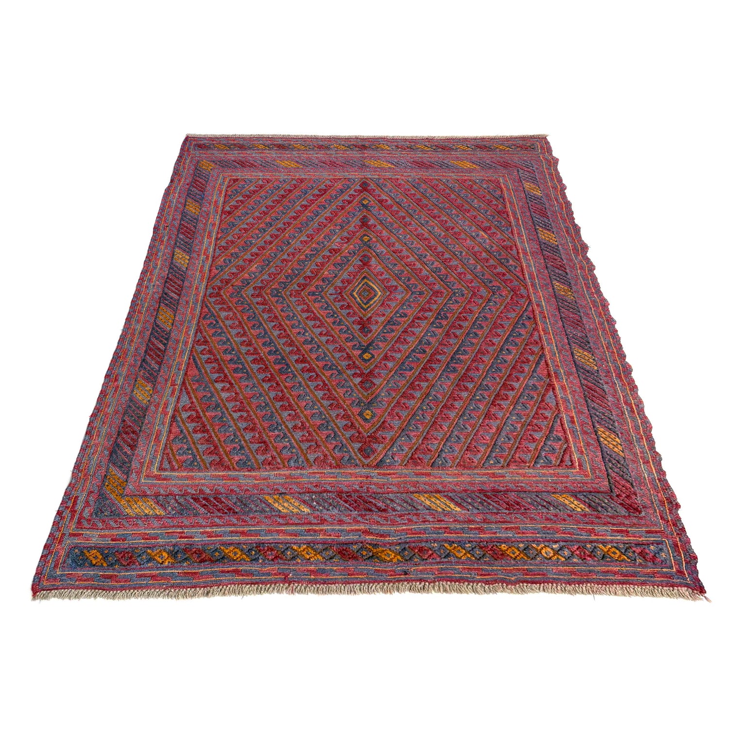Handmade Mushwani Carpet – 4' 10" x 6' 2" ft (147 x 187 cm) | SKU: R39740