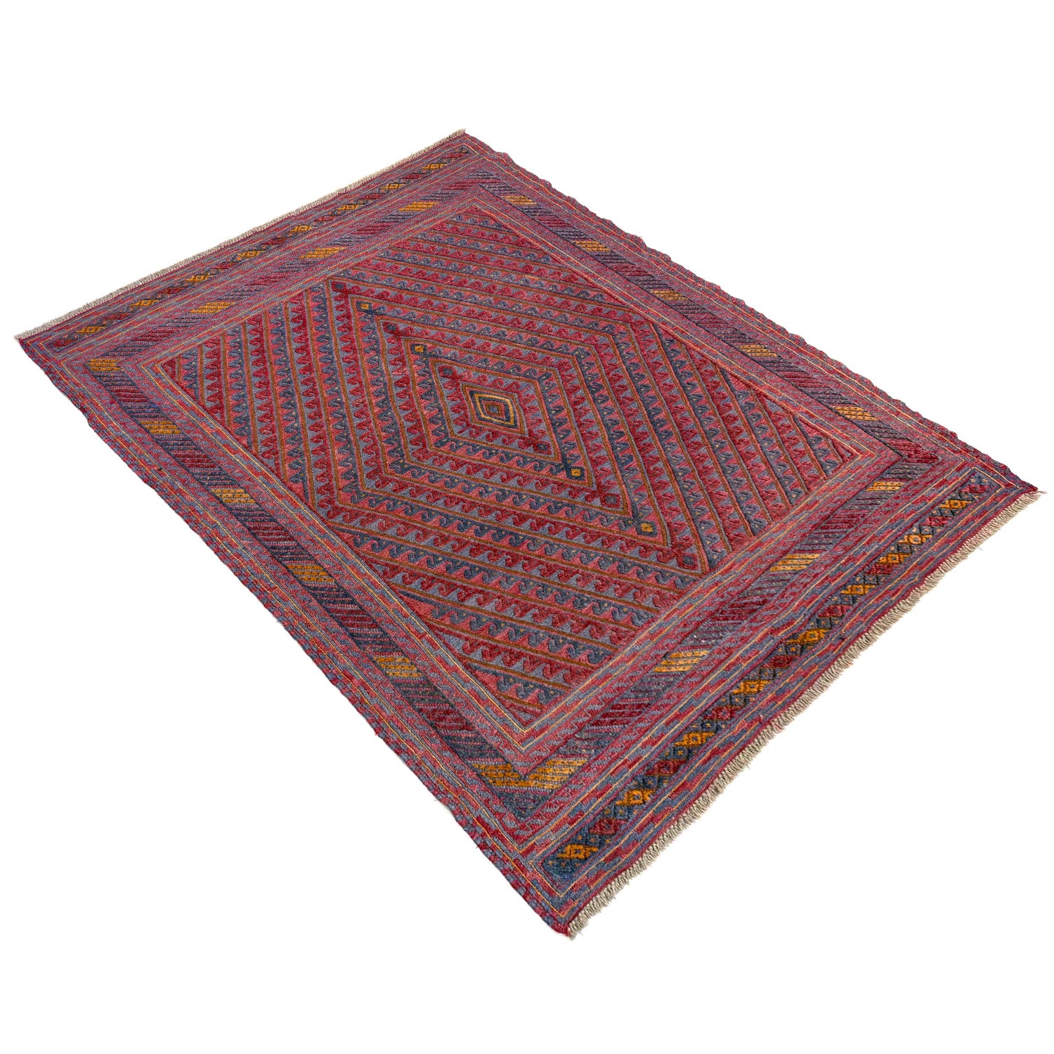 Handmade Mushwani Carpet – 4' 10" x 6' 2" ft (147 x 187 cm) | SKU: R39740