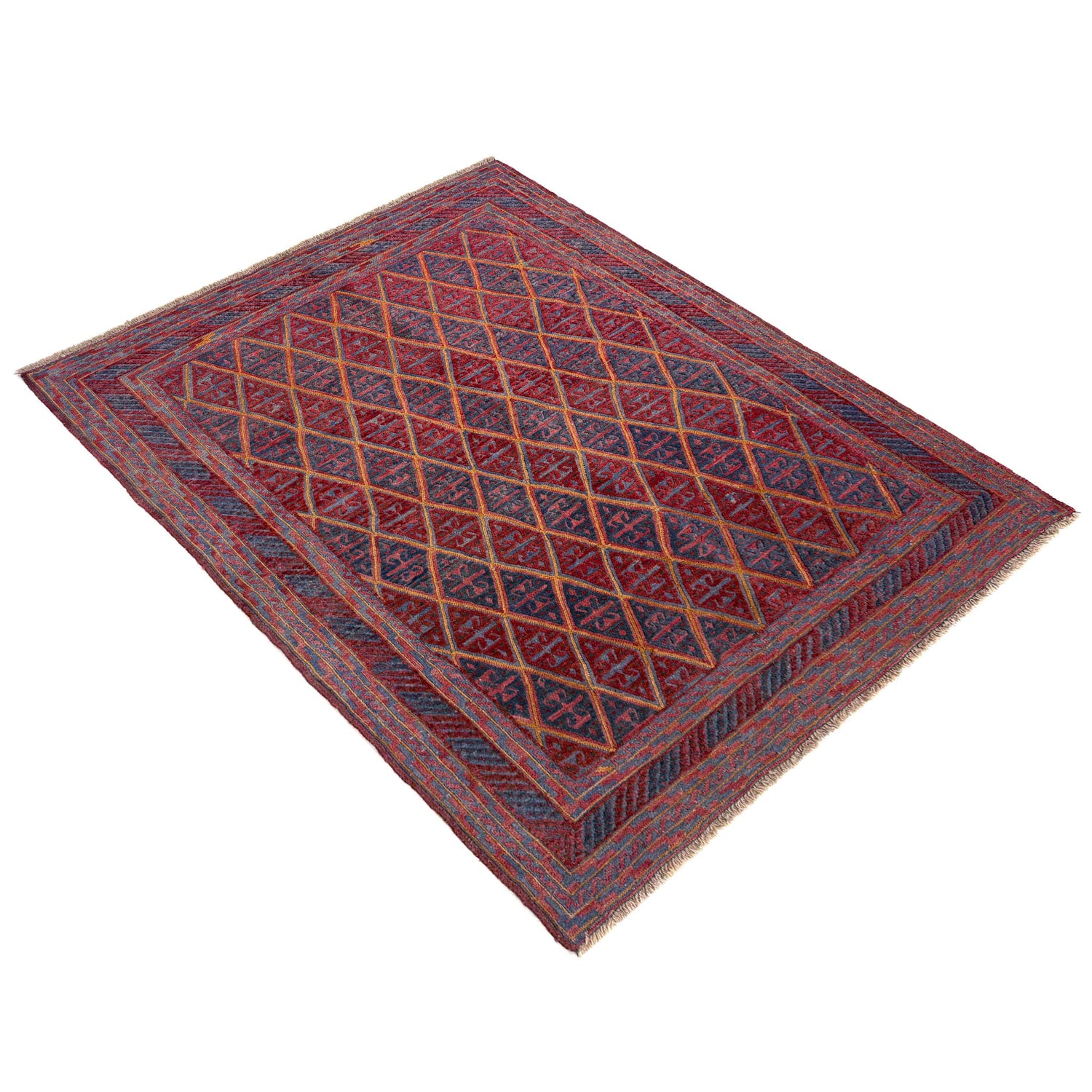 Handmade Wool Mushwani Rug – 5' 0" x 6' 1" ft (153 x 185 cm) | SKU: R39742
