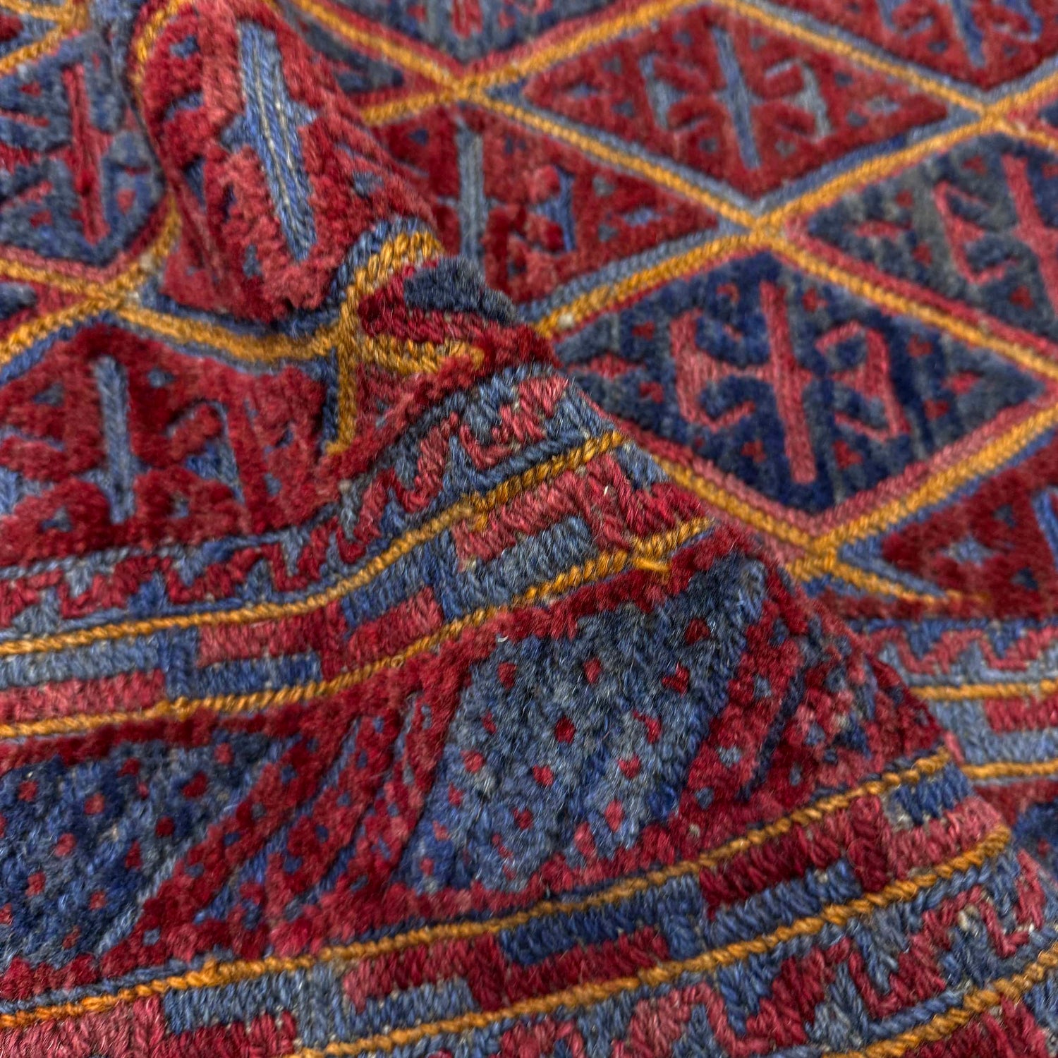 Handmade Wool Mushwani Rug – 5' 0" x 6' 1" ft (153 x 185 cm) | SKU: R39742