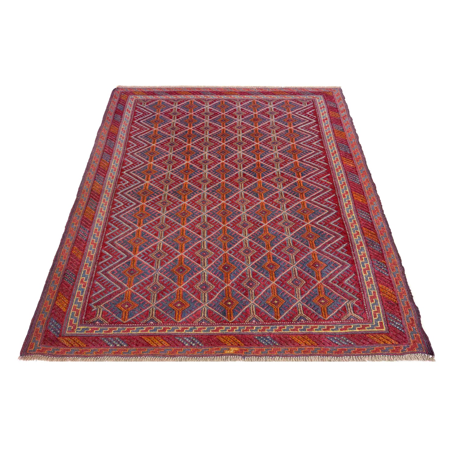 Hand Knotted Mashwani Area Rug – 5' 1" x 6' 3" ft (154 x 191 cm) | SKU: R39746