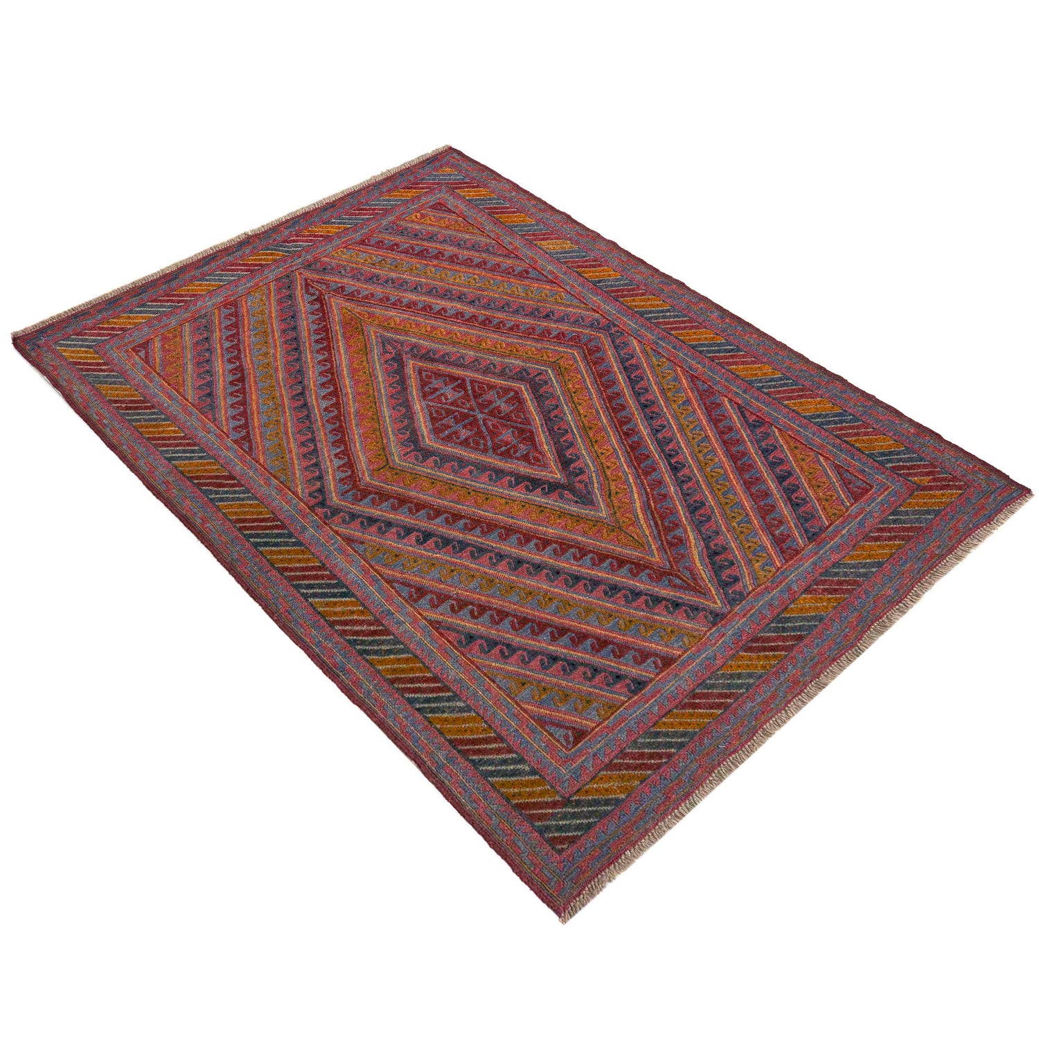 Hand Knotted Mashwani Area Rug – 4' 9" x 6' 2" ft (145 x 188 cm) | SKU: R39747