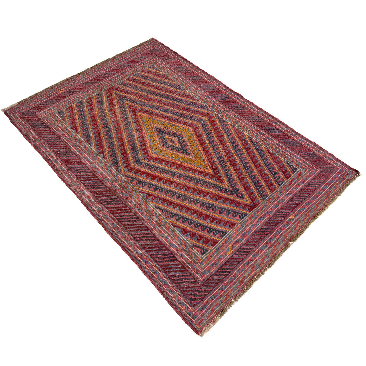 Hand Knotted Mashwani Area Rug – 4' 8" x 6' 5" ft (143 x 196 cm) | SKU: R39749