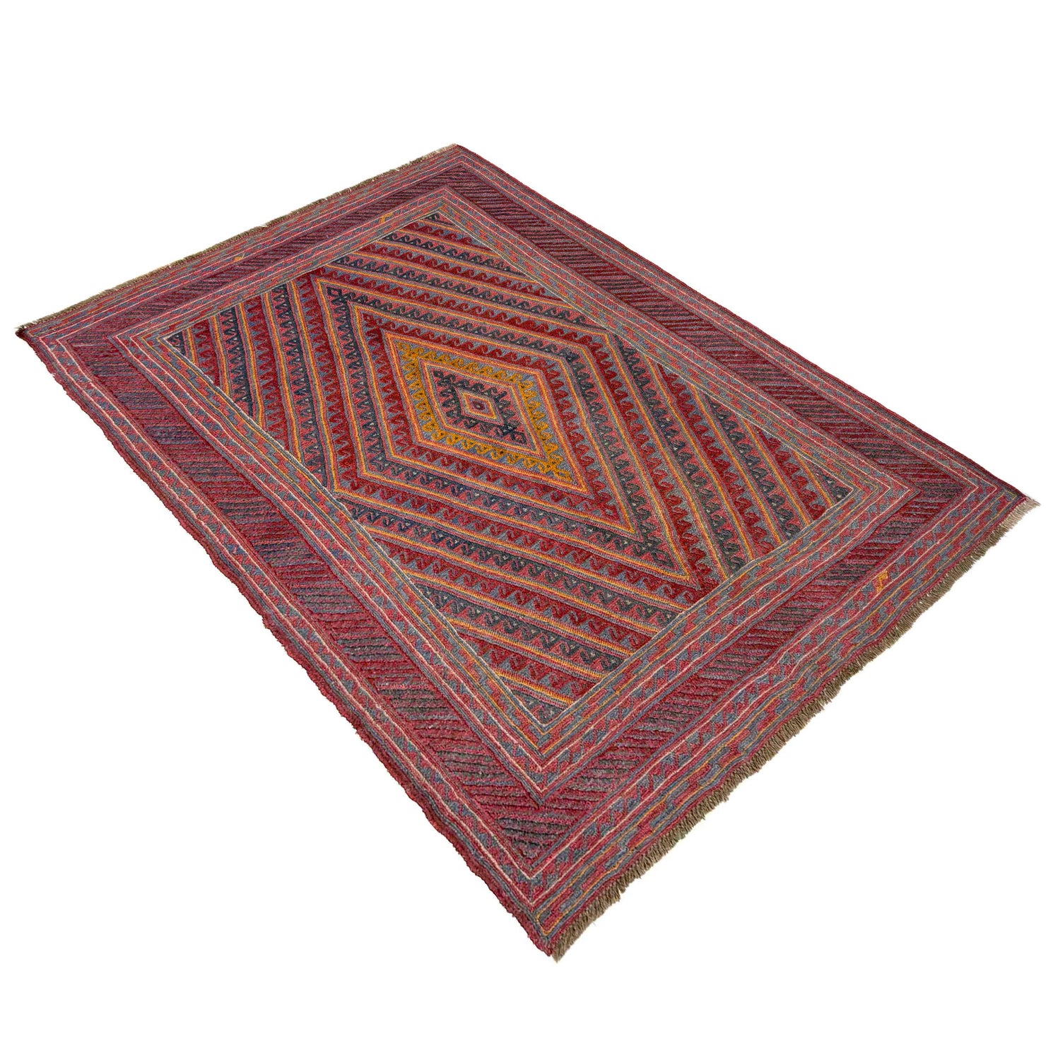 Hand Knotted Mashwani Area Rug – 4' 8" x 6' 5" ft (143 x 196 cm) | SKU: R39749