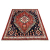Hand-Knotted Red Medallion Shirazi Area Rug – 5' 4" x 6' 7" ft (162 x 200 cm) | SKU: R39751