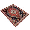 Hand-Knotted Red Medallion Shirazi Area Rug – 5' 4" x 6' 7" ft (162 x 200 cm) | SKU: R39751