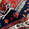Hand-Knotted Red Medallion Shirazi Area Rug – 5' 4" x 6' 7" ft (162 x 200 cm) | SKU: R39751