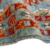 Hand-Knotted Multi Floral Oushak Area Rug – 4' 1" x 5' 9" ft (124 x 174 cm) | SKU: R39752