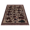 Hand-Knotted Brown Tank + Helicopter War Area Rug – 4' 4" x 5' 8" ft (132 x 173 cm) | SKU: R39754