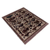 Hand-Knotted Brown Tank + Helicopter War Area Rug – 4' 4" x 5' 8" ft (132 x 173 cm) | SKU: R39754