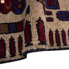 Hand-Knotted Brown Tank + Helicopter War Area Rug – 4' 4" x 5' 8" ft (132 x 173 cm) | SKU: R39754