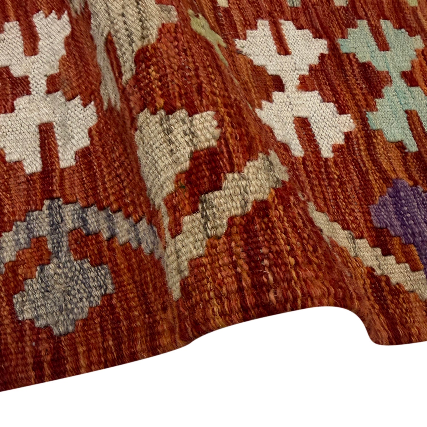 Hand Knotted Flatweave Kilim – 6' 9" x 9' 8" ft (207 x 295 cm) | SKU: R39759