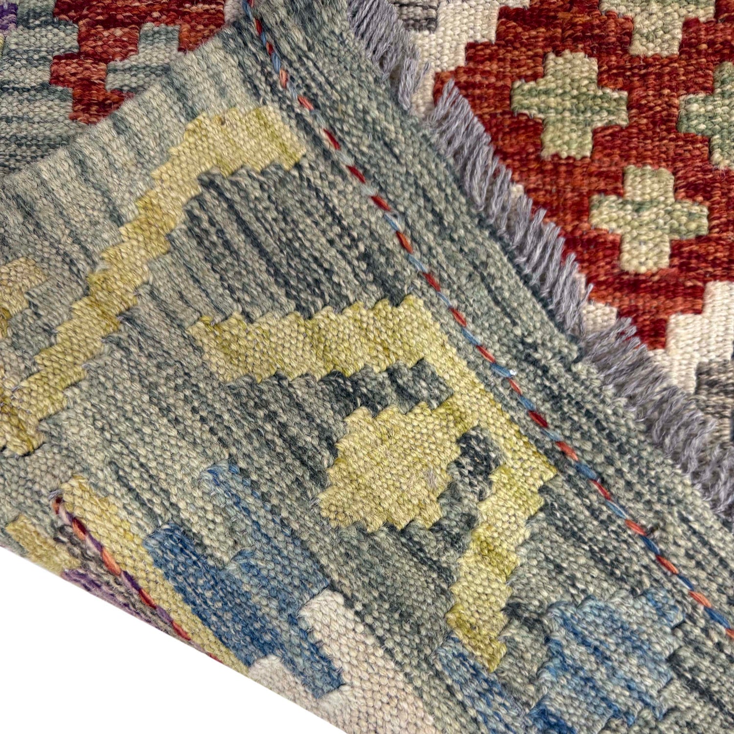 Hand Knotted Flatweave Kilim – 7' 1" x 9' 8" ft (216 x 295 cm) | SKU: R39760